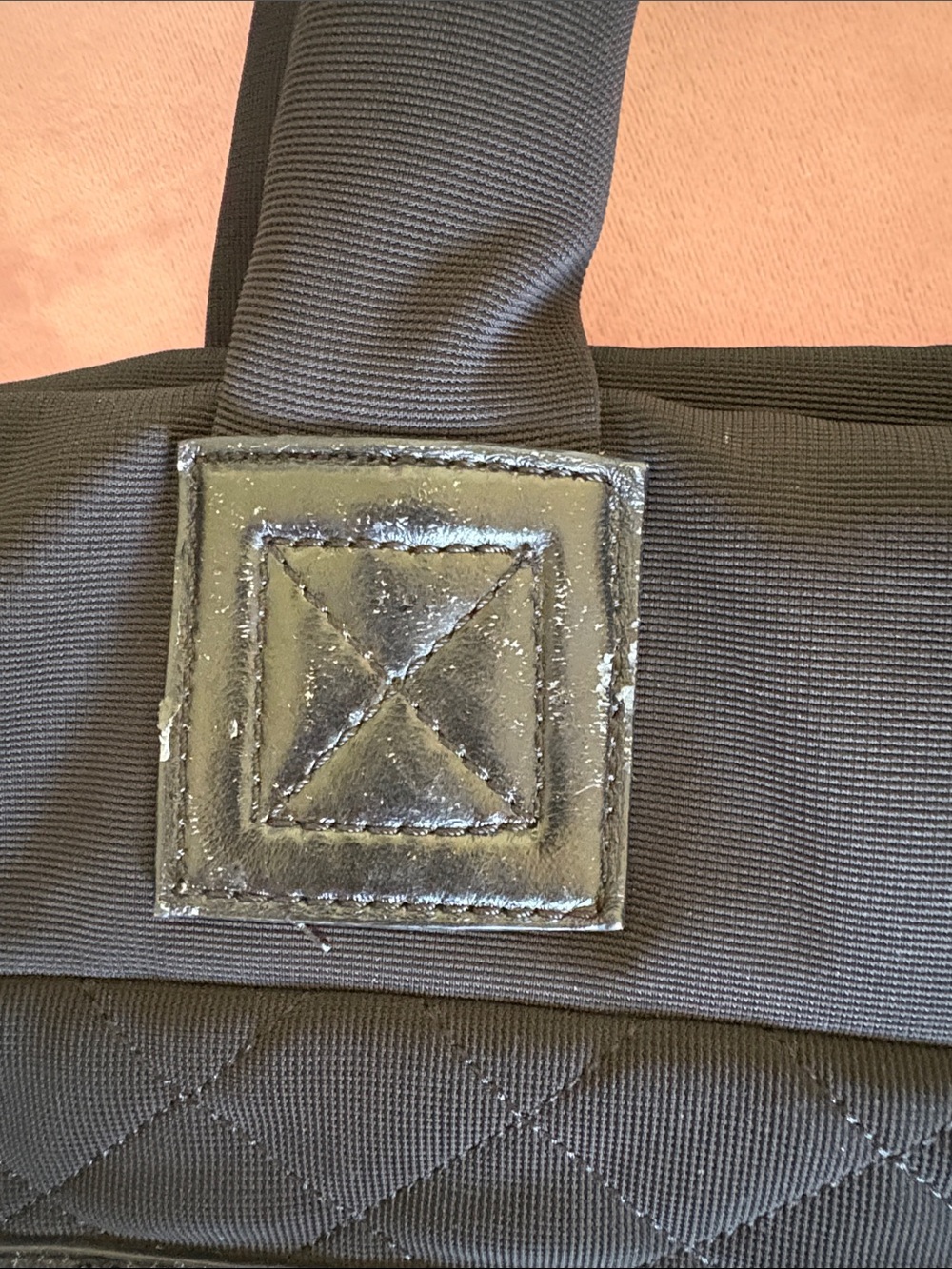VINTAGE CHANEL Black Quilted Tote with Front Zip Pocket - Picture 5 of 11